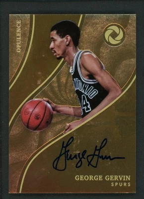 2017-18 GEORGE GERVIN 02/10 AUTO PANINI OPULENCE AUTOGRAPHS - Image 1 of 2