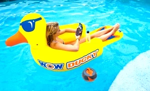 Nuovo WOW Watersports Ducky Lounge 1 persona galleggiante markystore - Foto 1 di 5