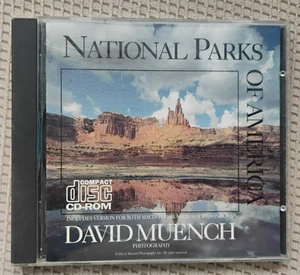 NATIONAL PARKS OF AMERICA - Photography by David Muench (PC/Mac CD-Rom, 1993) - Picture 1 of 2
