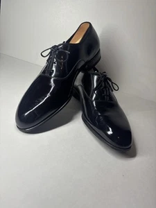 Vintage Florsheim Oxfords Mens 10.5 D Red Patent Leather Dress Shoes (worn 1x)! - Picture 1 of 14