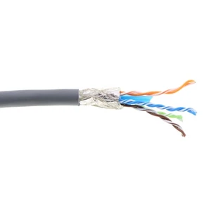 PANDUIT PSFL6004DG-KD SHIELDED CAT6 CABLE, SF/UTP, LSZH, GRAY, 500-METER - Picture 1 of 3
