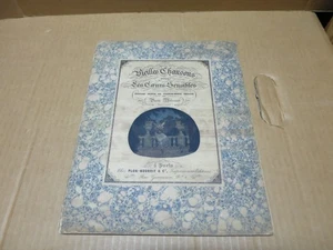 ENFANTINA PIERRE BRISSAUD Vieilles Chansons pour les Coeurs Sensibles 1911 - Picture 1 of 5