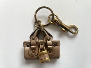 Chloe Paddington Padlock Key Ring Bag Charm Silver 2025 Runway Paris Gift Chloe - Picture 1 of 24