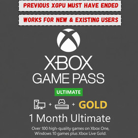 Xbox Game Pass Ultimate 1 Month Membership (USA only, NEW & EXISTING) E-delivey