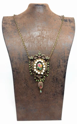 Lovely Michal Negrin Necklace With Colorful Pendant #615# - Image 1 of 4
