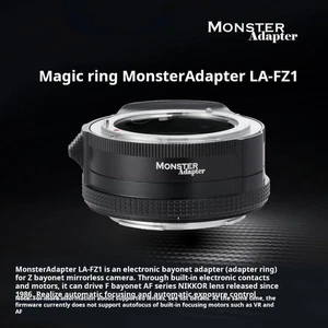 MonsterAdapter LA-FZ1 Camera Automatic Adapter Ring For Nikon F Lens to Z Mount  - Bild 1 von 10