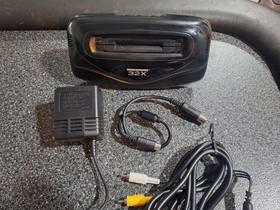 Sega Genesis 32X Console Bundle Full Model 1 Set-up with Cords WORKING TESTED