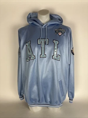 受损复古富布田径限量版城市棒球版卡罗莱纳州 UNC 连帽衫 XL — 第 1/4 张图片