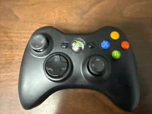 Xbox 360 Wireless Controller OEM Authentic Schwarz Original 1403 Microsoft Xbox360 - Bild 1 von 6