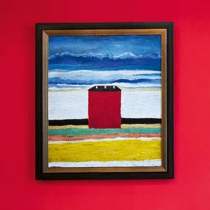 Kasimir Malewitsch. Rotes Haus (1932).  - Bild 1 von 5
