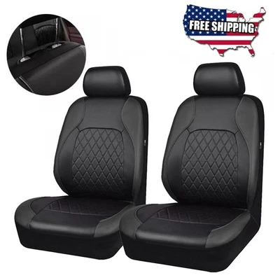 2 Front PU Leather Perforated Seat Cover for Kia Sorento EX Sport Utility 4-Door Foto 1 de 4