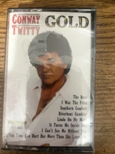 NOS 1992 Conway Twitty Gold Cassette Tape FACTORY SEALED Highland Music - Picture 1 of 3