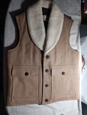 Vintage Lobo By Pendleton Vest Men 40 Wool Western Ranchwear Button Lined Pocket - Image 1 of 4