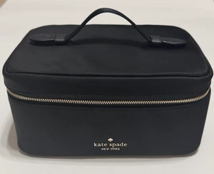Kate Spade New York Chelsea Reise Kosmetikkoffer Make-up schwarz brandneu mit Etikett - Bild 1 von 13