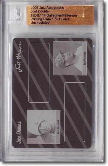 Sean Gallagher * Eric Patterson * Rookie Printing Press Plate BGS 1/1 - Image 1 of 1