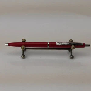 Vintage Paper Mate Kugelschreiber Rot Kunststoff Chromrand Made in USA #5872 - Bild 1 von 11