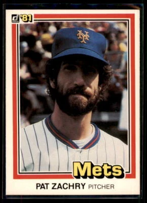 1981 Donruss  Pat Zachry  #275 New York Mets - Image 1 of 2