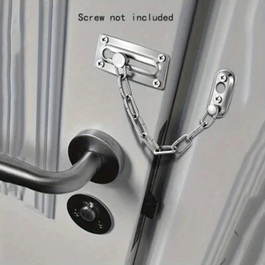 Home Security Door Chain Restrictor Latch Lock Bolt Home Slide Guard Safety Lock - Picture 1 of 5
