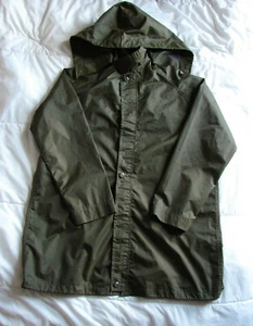 Men's Vintage 70s Hooded Military Field Rain Jacket Anglo Traders Size S 1972 - Bild 1 von 10