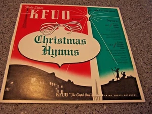 KFUO "Presents Christmas Hymns" LP ST. LOUIS CONCERT CHORALE/ST. JOHNS LUTHERAN - Picture 1 of 4