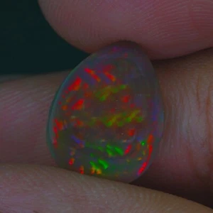 6.32 CT Facilitative! 100% Natural Semi Black White opal From Ethiopia For Jewel - Picture 1 of 6