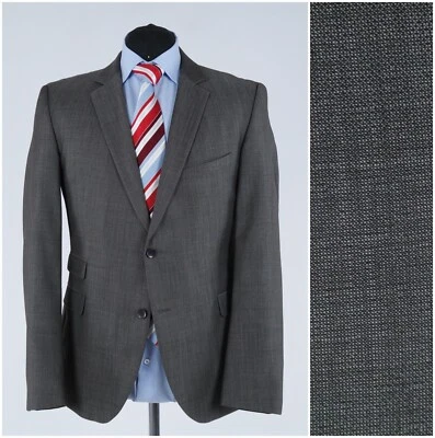 Abrigo deportivo Birdseye 42R para hombre talla EE. UU. STRELLSON chaqueta blazer de lana gris Foto 1 de 4