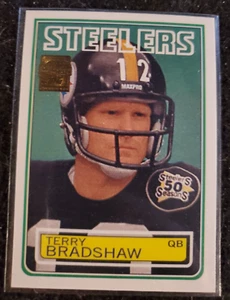 TERRY BRADSHAW: Pittsburgh Steelers - Tarjeta #13 de 14 / 2002 Topps 1983 reimpresión - Imagen 1 de 2