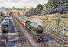 Art Print Of Steam Train In Hadley Woods By World Of Knowledge Magazine Artist