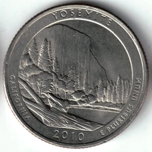 USA - 2010P - Washington ¼ $ - Yosemite - Rare - #19140 - Picture 1 of 2