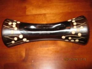 Amplificateur haut-parleur acoustique Mangobeat téléphone fait main bois naturel 8" sculpté à la main - Photo 1 sur 6