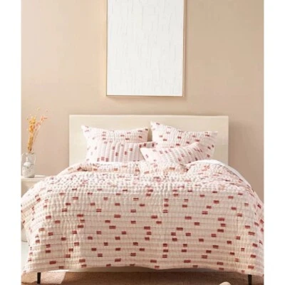 Cobertor de edredom Anthropologie tecido Ashlyn colcha COMPLETA Urban Outfitters - Imagem 1 de 4