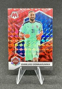 Gianluigi Donnarumma 2021-22 Mosaic FIFA Road to World Cup Red Mosaic Prizm #25 - Picture 1 of 2