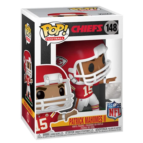 Funko POP! NFL Wave 7 Vinyl Figure -PATRICK MAHOMES II (Kansas City Chiefs) #148 Cover