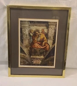 Prophet Jeremia von Michelangelo im Jahre 1510 - Druck gerahmt mattiertes Glas 13x16" - Bild 1 von 24