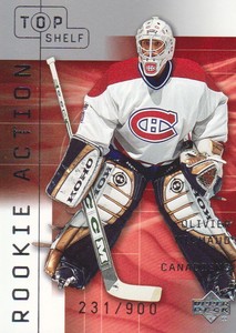 2001-02 UD Top Shelf Hockey #129 Olivier Michaud RC /900