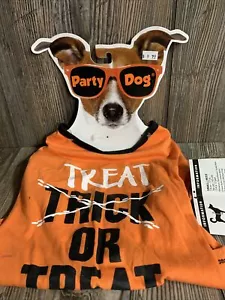 Fiesta Perro Tratar o Tratar Perro Camisa Disfraz Halloween Mediana 🙂 ENVÍO GRATUITO - Imagen 1 de 5