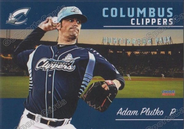 2018 Columbus Clippers Adam Plutko RC Rookie Cleveland Indians - Image 1 of 1