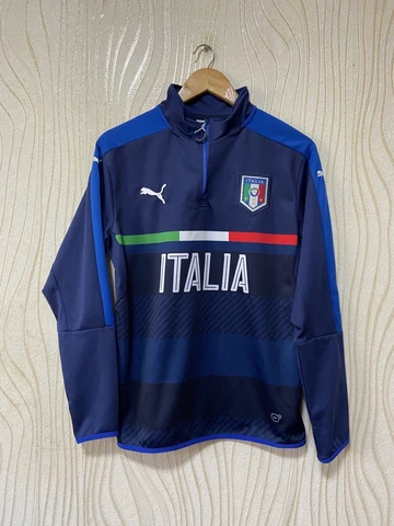 ITALY TRAINING FOOTBALL SOCCER SWEATSHIRT PUMA sz S MEN Cover