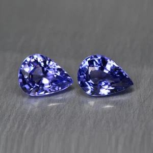 1,17 ct (2 pezzi) pietra preziosa lucentezza abbagliante 100% naturale spinello blu - Foto 1 di 1
