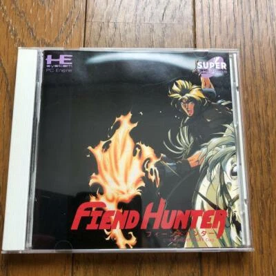 Fiend Hunter PCEngine Super CDRom Used Japan Import Boxed Tested Working Action - Image 1 of 4