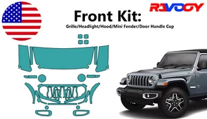 For Jeep Wrangler Sahara 2024-2025 Front Paint Protection Film PreCut Kit PPF - Picture 1 of 7