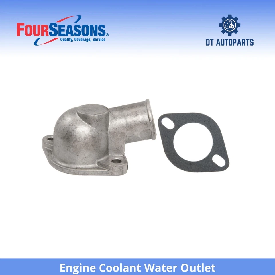 Para 1968-1973 GMC K35/K3500 Pickup Motor Líquido de Refrigerante Saída de Água 4 Estações 1969 - Imagem 1 de 4