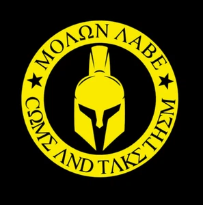 Molon Labe Come And Take Them Vinyl Decal Sticker Car Truck Window 2nd Amendment - Picture 1 of 16