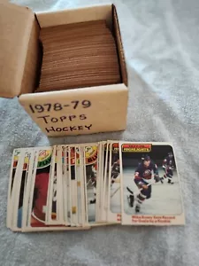1978-79 TOPPS HOCKEY 264 Card SET, With MIKE BOSSY Rookie - Picture 1 of 6