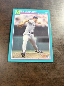 ⚾️1991 Score #174 Mike Jeffcoat C103/128 - Picture 1 of 12
