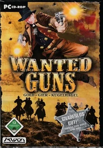 WANTED GUNS PC CD - ROM NEU & OVP GNADENLOSER WESTERN SHOOTER SCHIESSEN REITEN - Picture 1 of 2
