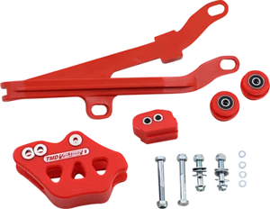 TM Design Works Red Chain Guide and Slider Debris Shield Guard DCK-HQV-RD - Bild 1 von 1