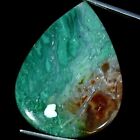 Natural Pear Magnaprase Gemstone 33.70 Cts Handmade Cabochon Africa 26X34X5MM