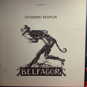 RESPIGHI-BELFAGOR-ORIGINAL PRIVATE RECORDING 2-LP VINYL BOX SET-LIBRETTO-USED - Picture 1 of 5