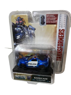Jada Toys Transformers Metals Die Cast Barricade Police Cruiser 2017 - Image 1 of 4